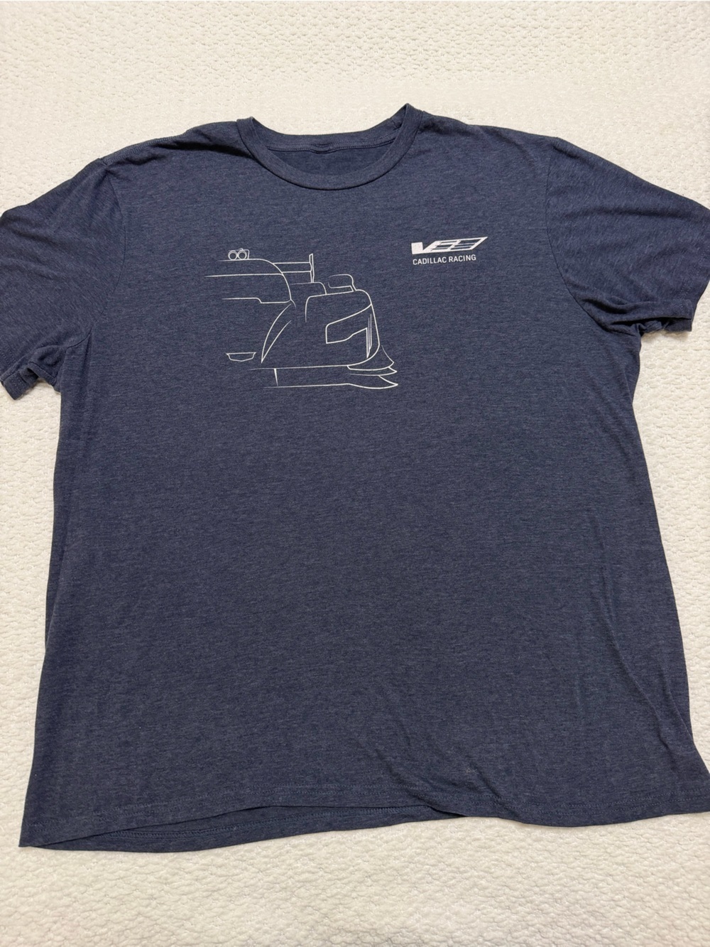Cadillac Racing Navy Short Sleeve T-Shirt